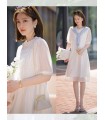 Loceng Angin Ungu Longgar Lace Tencel Fairy Dress