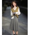 Ladies Retro High Waist Skirt 